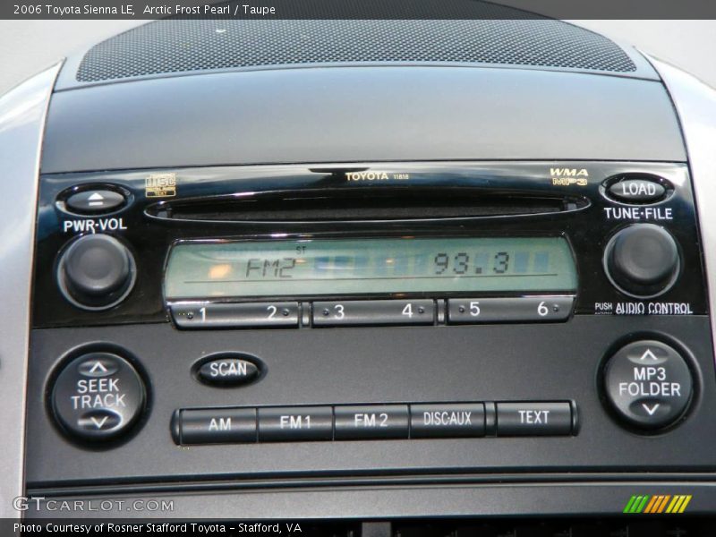 Arctic Frost Pearl / Taupe 2006 Toyota Sienna LE