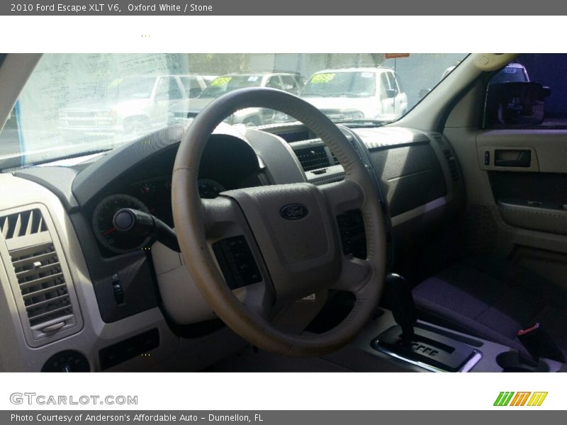 Oxford White / Stone 2010 Ford Escape XLT V6