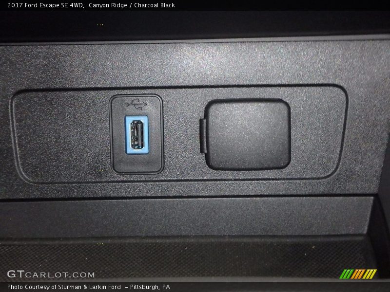 Canyon Ridge / Charcoal Black 2017 Ford Escape SE 4WD
