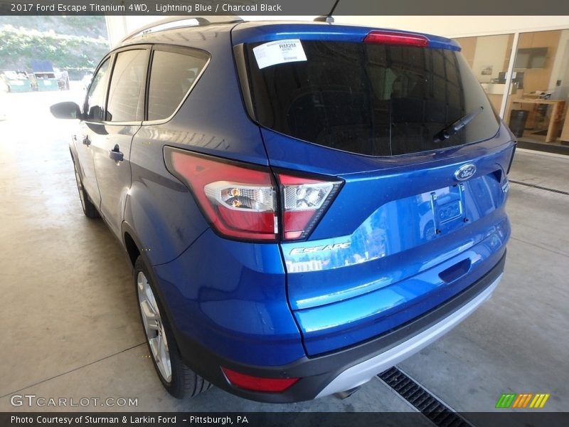 Lightning Blue / Charcoal Black 2017 Ford Escape Titanium 4WD