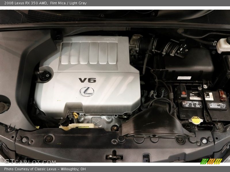 Flint Mica / Light Gray 2008 Lexus RX 350 AWD