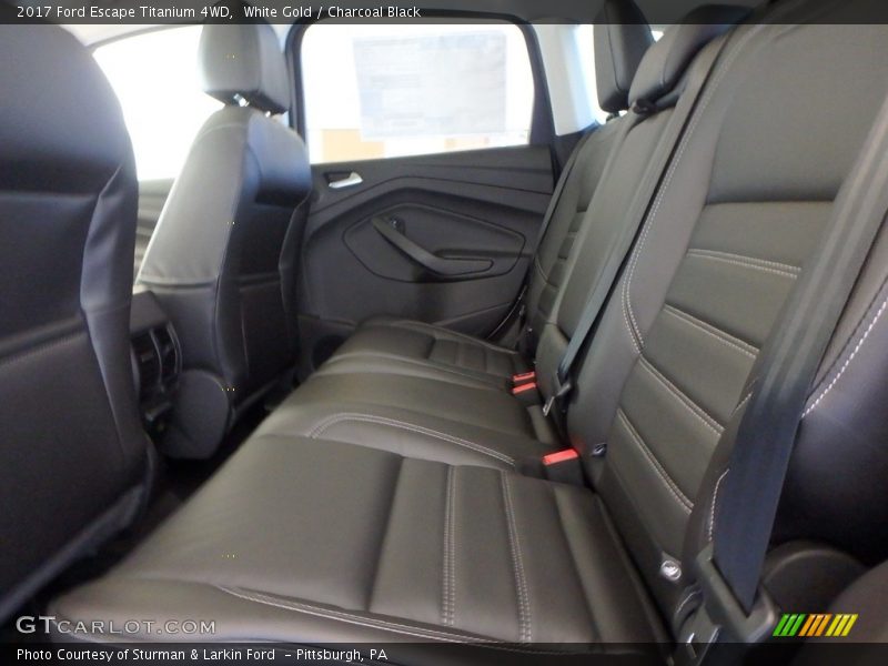 White Gold / Charcoal Black 2017 Ford Escape Titanium 4WD