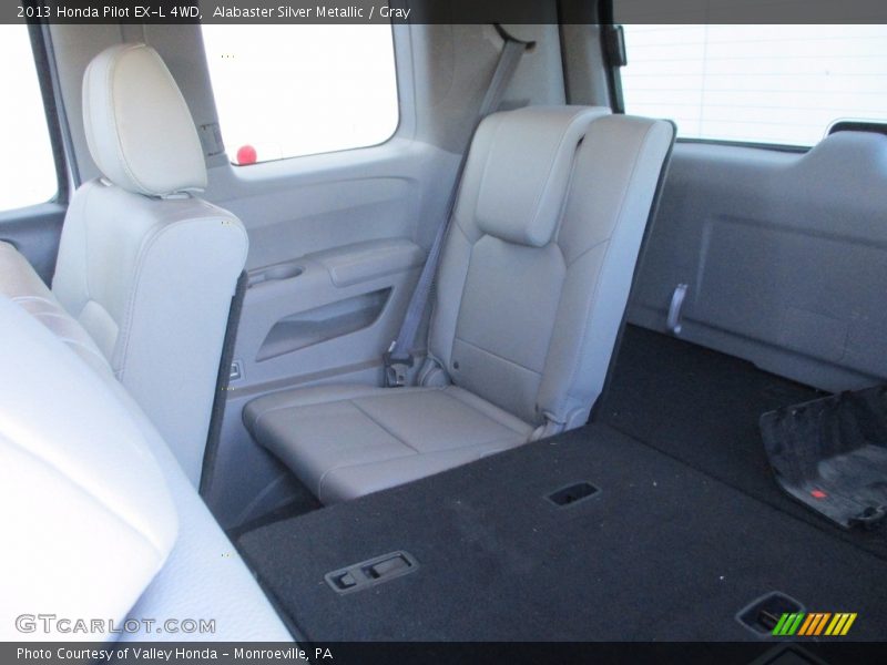 Alabaster Silver Metallic / Gray 2013 Honda Pilot EX-L 4WD