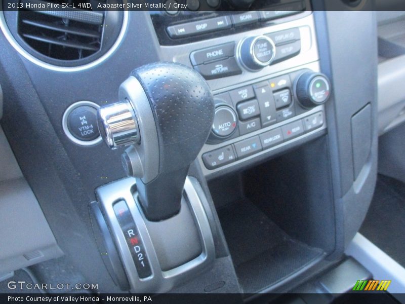 Alabaster Silver Metallic / Gray 2013 Honda Pilot EX-L 4WD