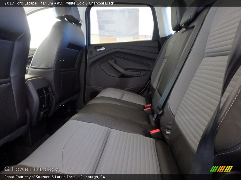 White Gold / Charcoal Black 2017 Ford Escape Titanium 4WD