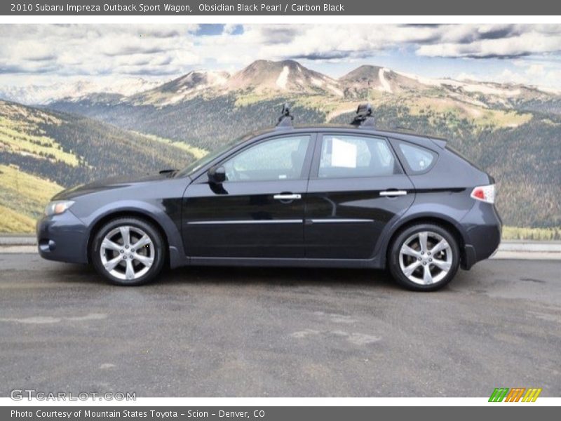 Obsidian Black Pearl / Carbon Black 2010 Subaru Impreza Outback Sport Wagon