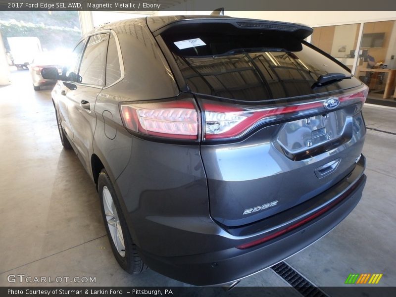 Magnetic Metallic / Ebony 2017 Ford Edge SEL AWD