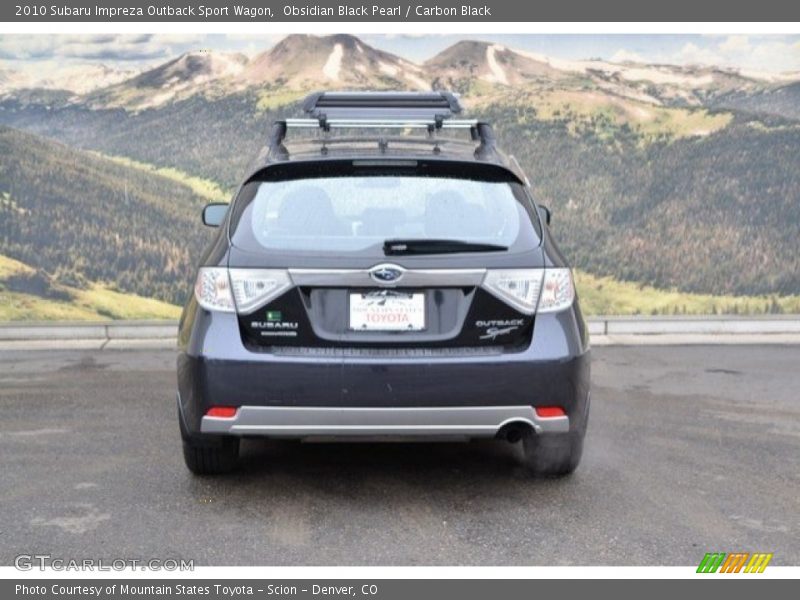 Obsidian Black Pearl / Carbon Black 2010 Subaru Impreza Outback Sport Wagon