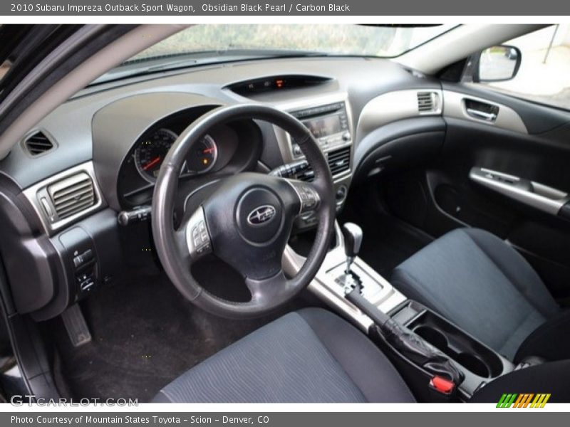 Obsidian Black Pearl / Carbon Black 2010 Subaru Impreza Outback Sport Wagon