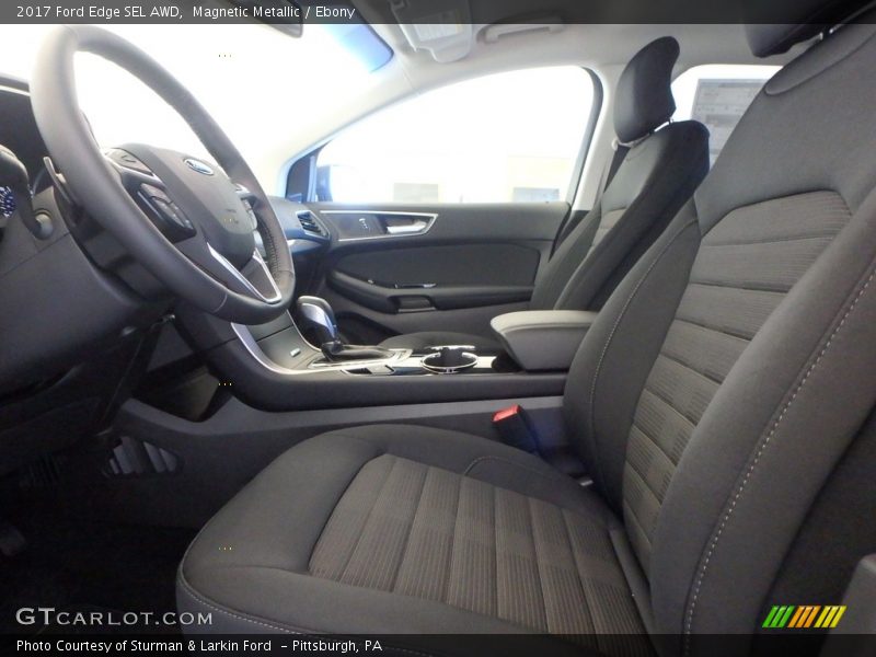 Magnetic Metallic / Ebony 2017 Ford Edge SEL AWD