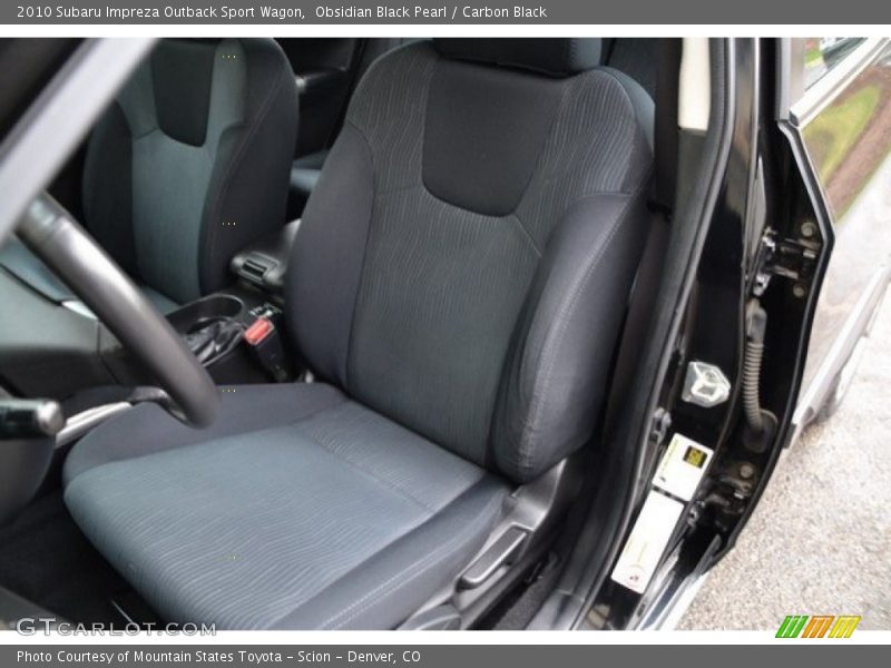 Obsidian Black Pearl / Carbon Black 2010 Subaru Impreza Outback Sport Wagon