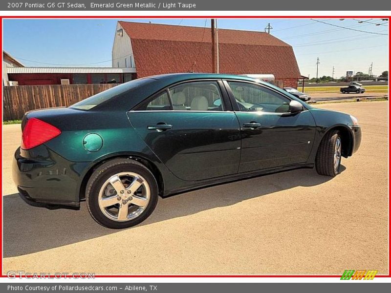 Emerald Green Metallic / Light Taupe 2007 Pontiac G6 GT Sedan