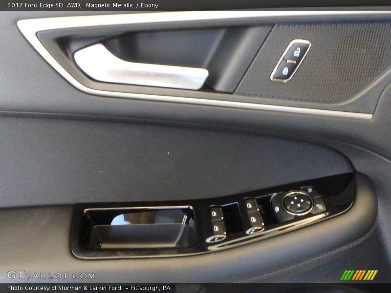 Magnetic Metallic / Ebony 2017 Ford Edge SEL AWD