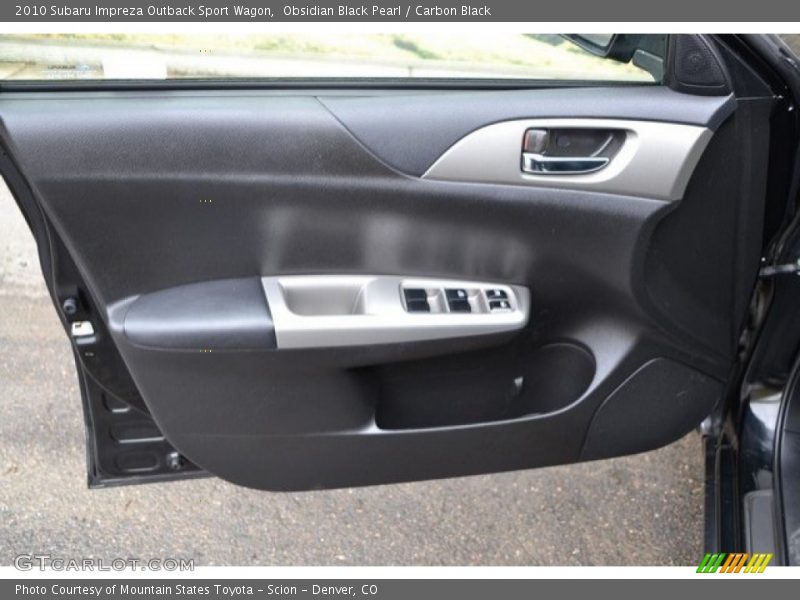 Obsidian Black Pearl / Carbon Black 2010 Subaru Impreza Outback Sport Wagon