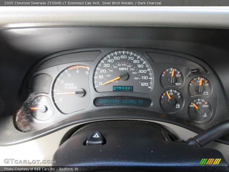 Silver Birch Metallic / Dark Charcoal 2005 Chevrolet Silverado 2500HD LT Extended Cab 4x4