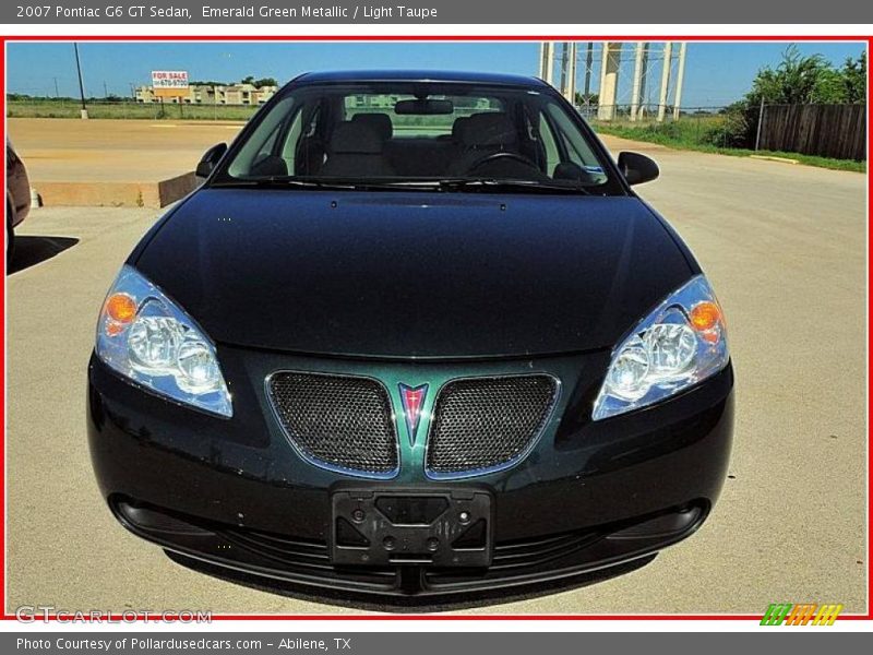 Emerald Green Metallic / Light Taupe 2007 Pontiac G6 GT Sedan