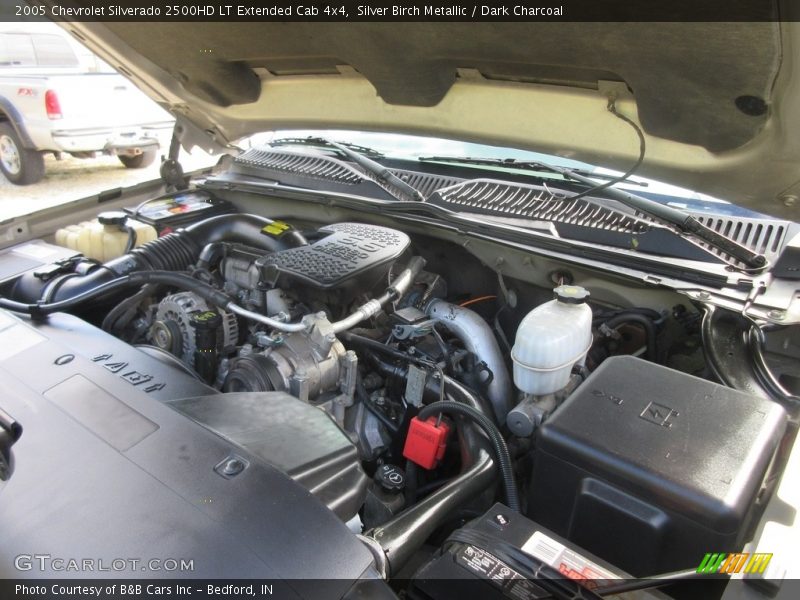 Silver Birch Metallic / Dark Charcoal 2005 Chevrolet Silverado 2500HD LT Extended Cab 4x4