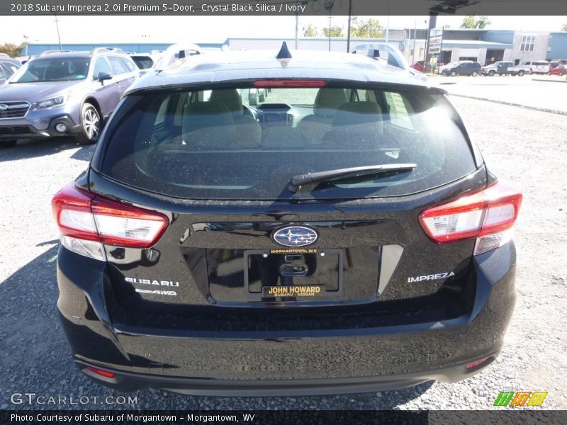 Crystal Black Silica / Ivory 2018 Subaru Impreza 2.0i Premium 5-Door