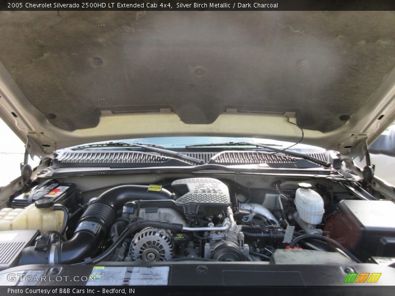 Silver Birch Metallic / Dark Charcoal 2005 Chevrolet Silverado 2500HD LT Extended Cab 4x4