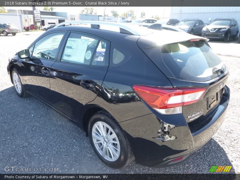 Crystal Black Silica / Ivory 2018 Subaru Impreza 2.0i Premium 5-Door