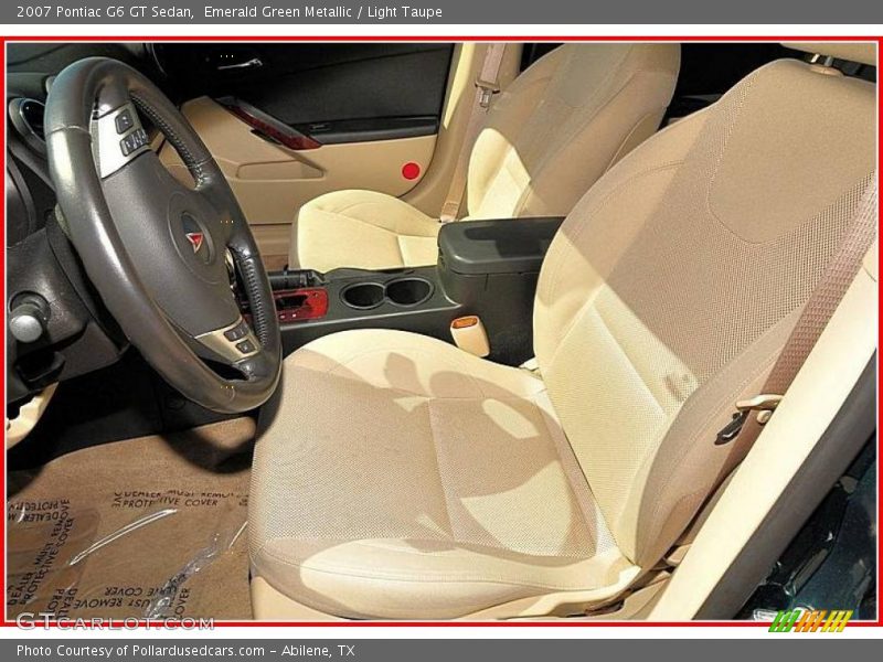 Emerald Green Metallic / Light Taupe 2007 Pontiac G6 GT Sedan