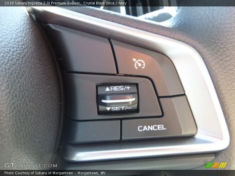 Crystal Black Silica / Ivory 2018 Subaru Impreza 2.0i Premium 5-Door