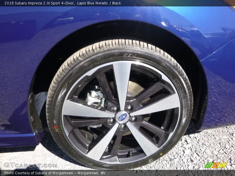 Lapis Blue Metallic / Black 2018 Subaru Impreza 2.0i Sport 4-Door