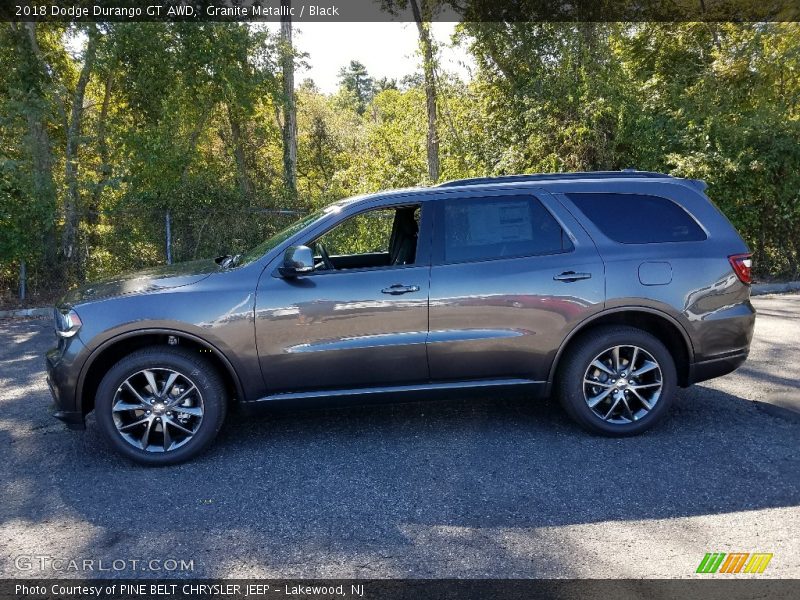 Granite Metallic / Black 2018 Dodge Durango GT AWD