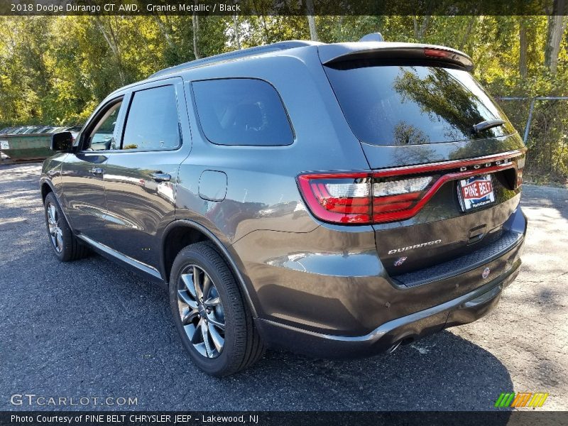 Granite Metallic / Black 2018 Dodge Durango GT AWD