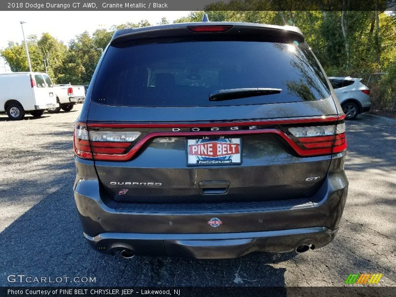 Granite Metallic / Black 2018 Dodge Durango GT AWD