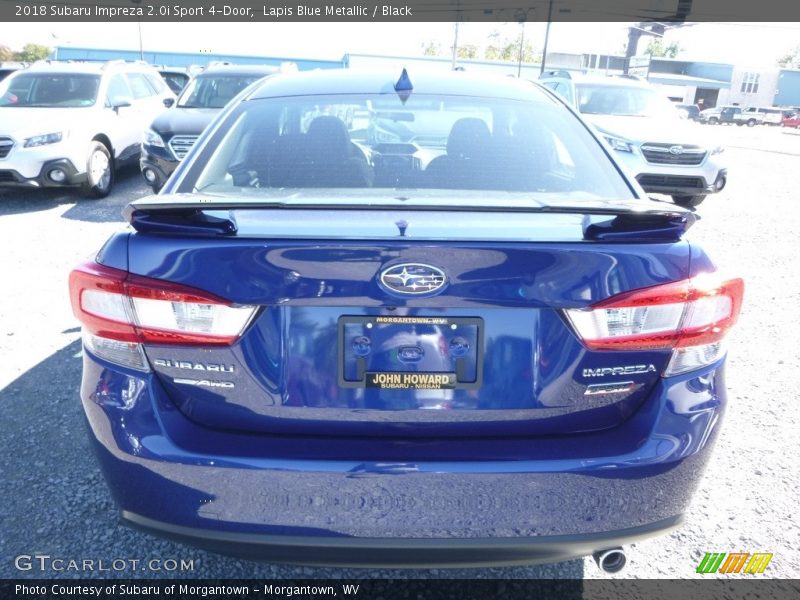 Lapis Blue Metallic / Black 2018 Subaru Impreza 2.0i Sport 4-Door