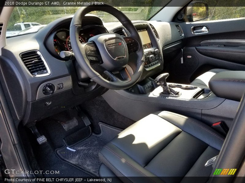 Front Seat of 2018 Durango GT AWD