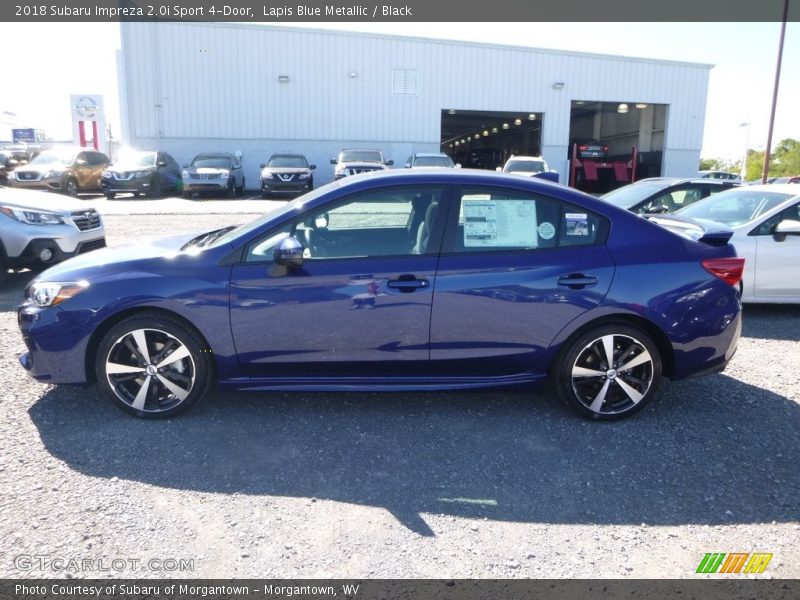 Lapis Blue Metallic / Black 2018 Subaru Impreza 2.0i Sport 4-Door