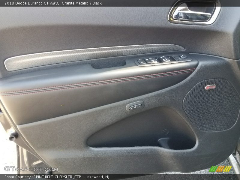Granite Metallic / Black 2018 Dodge Durango GT AWD