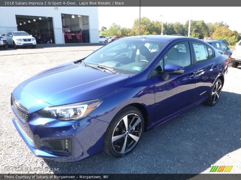 Lapis Blue Metallic / Black 2018 Subaru Impreza 2.0i Sport 4-Door