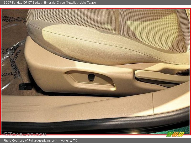 Emerald Green Metallic / Light Taupe 2007 Pontiac G6 GT Sedan