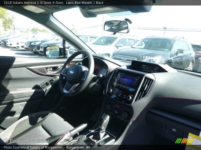Lapis Blue Metallic / Black 2018 Subaru Impreza 2.0i Sport 4-Door