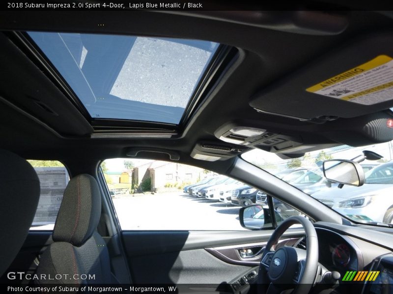 Lapis Blue Metallic / Black 2018 Subaru Impreza 2.0i Sport 4-Door
