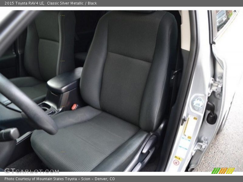 Classic Silver Metallic / Black 2015 Toyota RAV4 LE