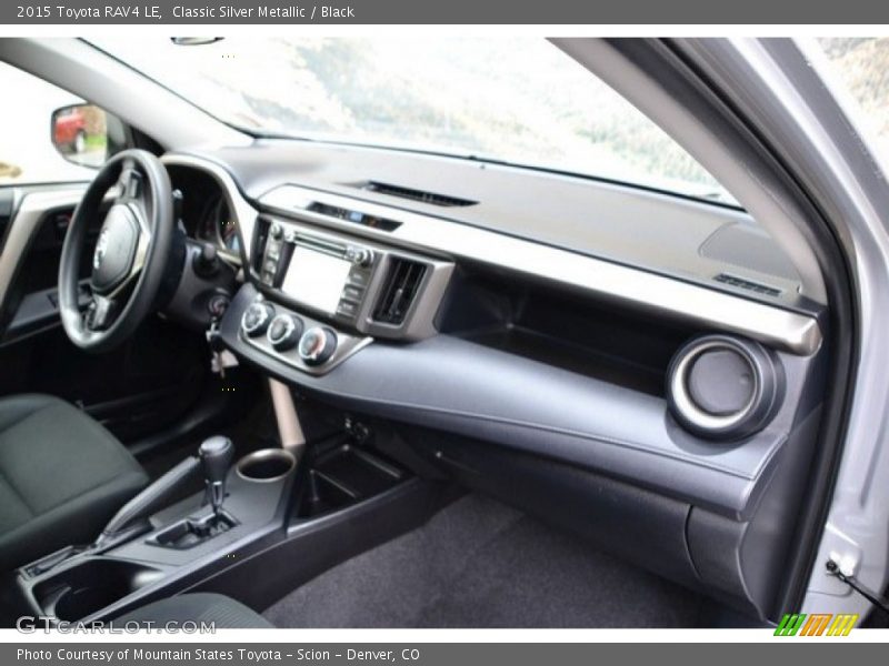 Classic Silver Metallic / Black 2015 Toyota RAV4 LE