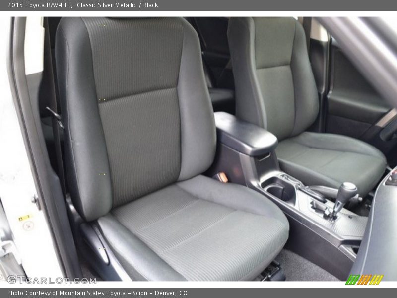 Classic Silver Metallic / Black 2015 Toyota RAV4 LE