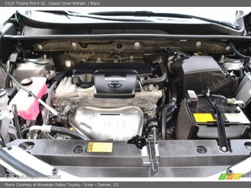 Classic Silver Metallic / Black 2015 Toyota RAV4 LE