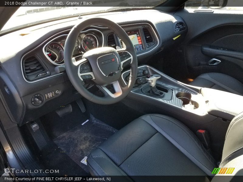 Front Seat of 2018 Challenger GT AWD