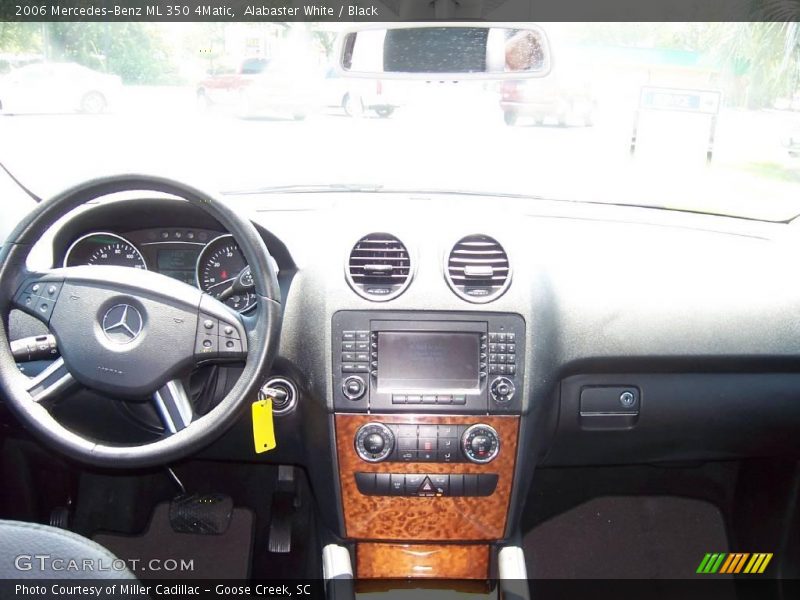 Alabaster White / Black 2006 Mercedes-Benz ML 350 4Matic