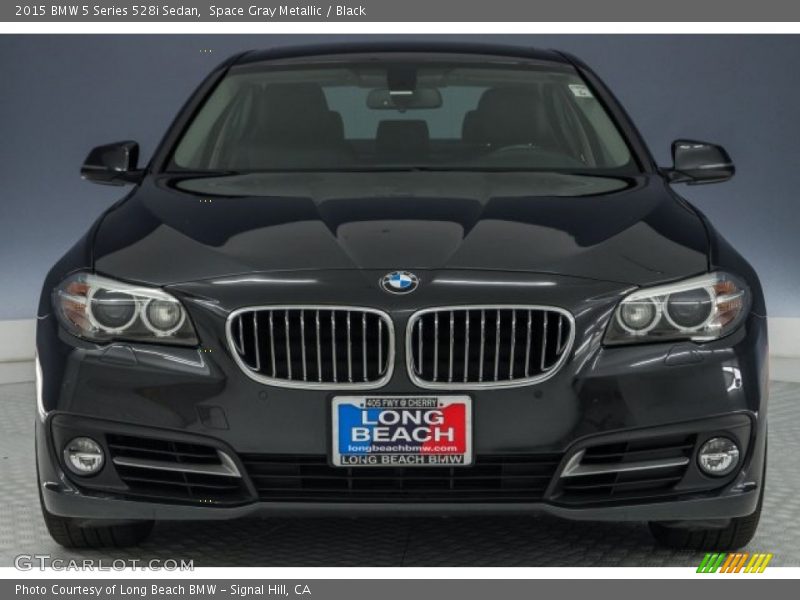 Space Gray Metallic / Black 2015 BMW 5 Series 528i Sedan