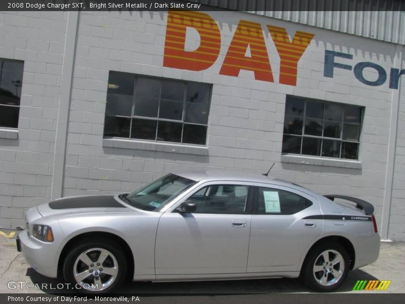 Bright Silver Metallic / Dark Slate Gray 2008 Dodge Charger SXT