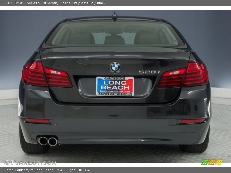 Space Gray Metallic / Black 2015 BMW 5 Series 528i Sedan