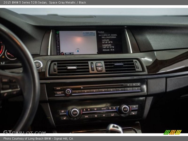 Space Gray Metallic / Black 2015 BMW 5 Series 528i Sedan