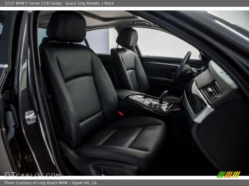 Space Gray Metallic / Black 2015 BMW 5 Series 528i Sedan