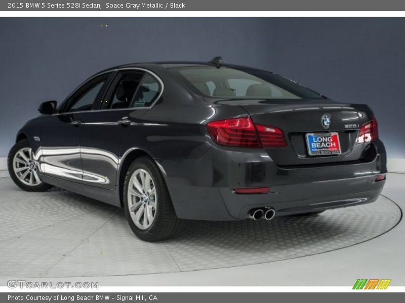 Space Gray Metallic / Black 2015 BMW 5 Series 528i Sedan